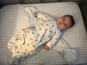 nested bean swaddle safe